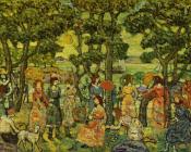 莫里斯 巴西 加斯特 : Landscape with Figures